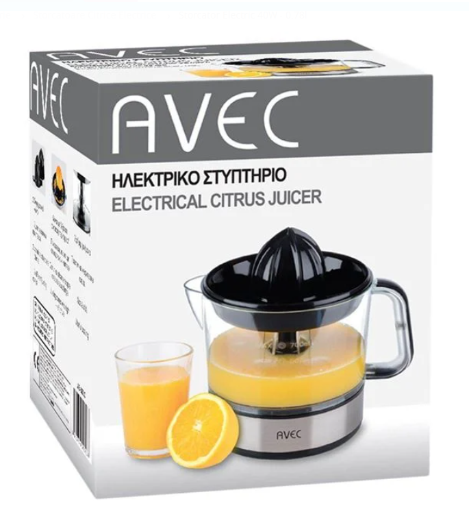 Storcător Electric de Citrice 40W – 0.78L, Rotire Dublă