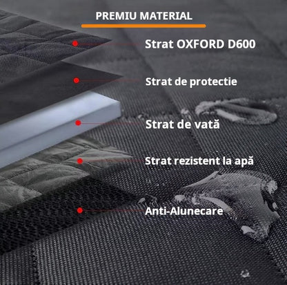 Husa Protectie Bancheta Auto pentru Caini si Pisici – Impermeabila, Anti-Zgarieturi, 135x145cm