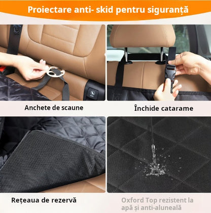 Husa Protectie Bancheta Auto pentru Caini si Pisici – Impermeabila, Anti-Zgarieturi, 135x145cm