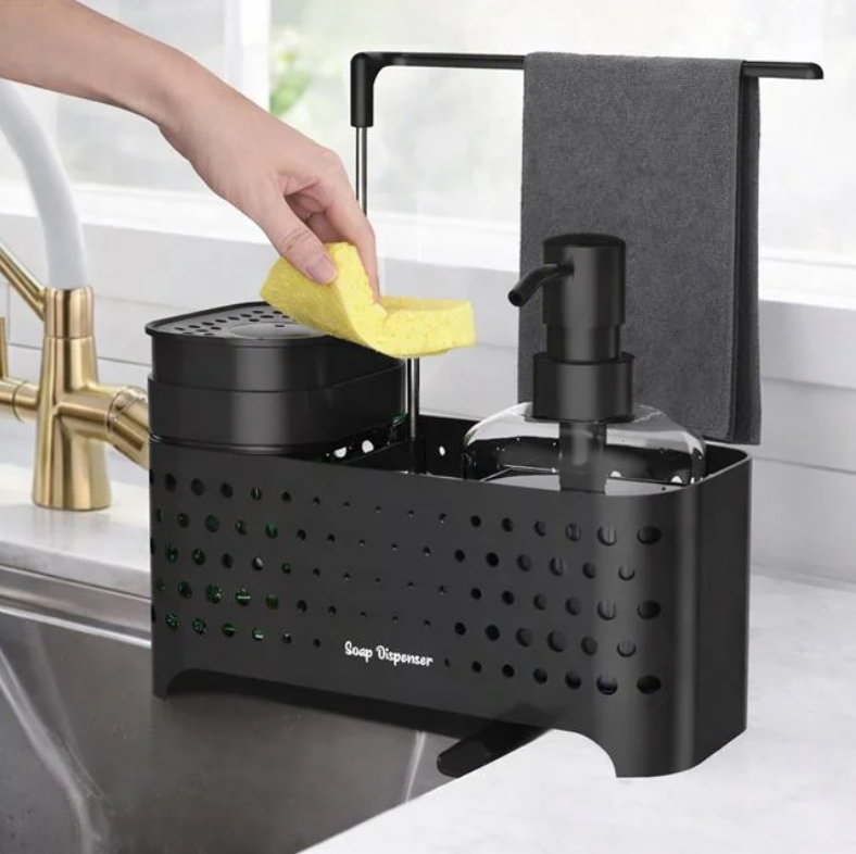 Suport Organizare Chiuveta pentru Detergent si Bureti 23x10x24,5 cm