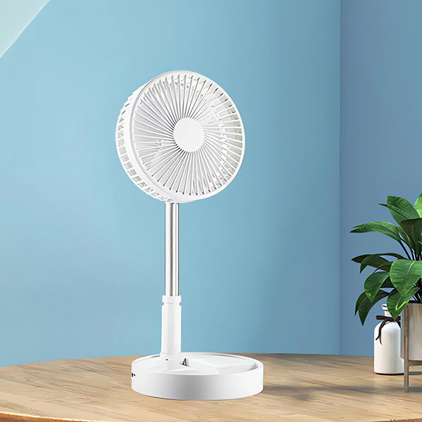 Ventilator Pliabil Telescopic Alb cu USB & Telecomanda Ø20cm