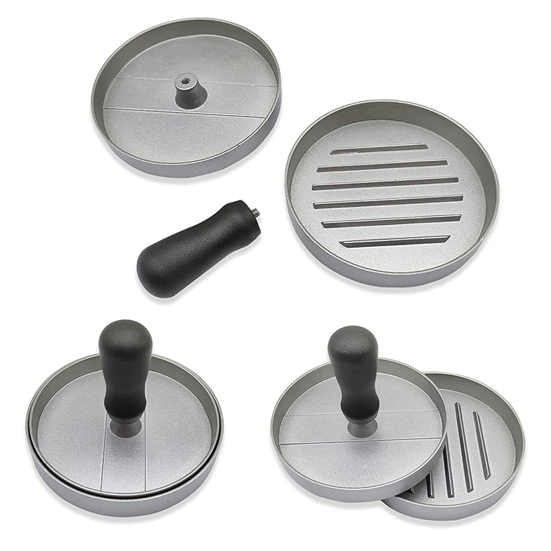 Presă din Aluminiu pentru Hamburger – Ø11x8cm