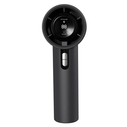 Ventilator de Mână Portabil | Afișaj LED | Gri Antracit | Turbo USB