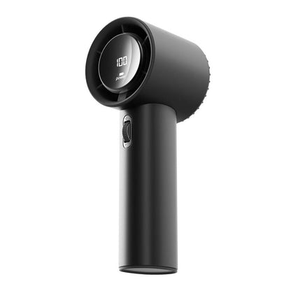 Ventilator de Mână Portabil | Afișaj LED | Gri Antracit | Turbo USB