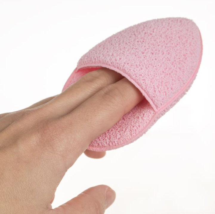 Set Curățare Față 3 Piese – 2 Perii și Burete Exfoliant
