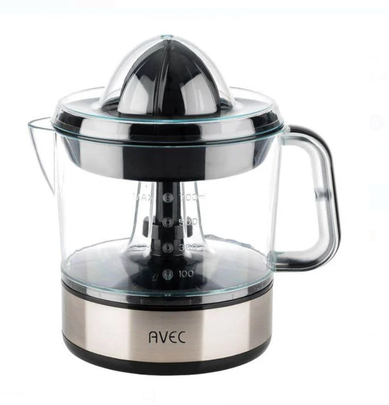 Storcător Electric de Citrice 40W – 0.78L, Rotire Dublă