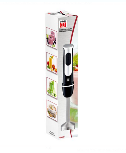 Mixer Vertical de Mână din Inox 400W – 2 Viteze
