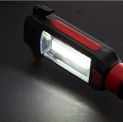 Lanternă LED cu Cârlig și Magnet – Reîncărcabilă, COB 22x6x4cm