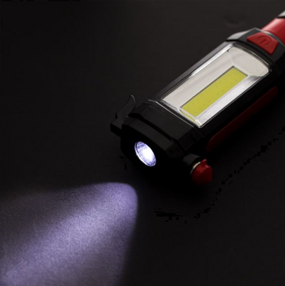 Lanternă LED cu Cârlig și Magnet – Reîncărcabilă, COB 22x6x4cm