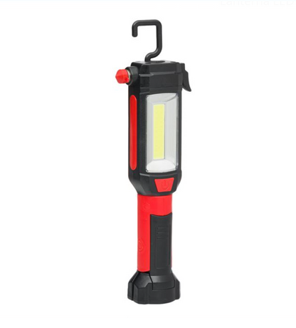 Lanternă LED cu Cârlig și Magnet – Reîncărcabilă, COB 22x6x4cm